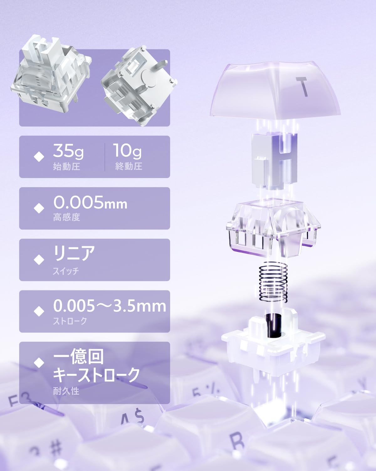Amazon | 0.005mmラピッドトリガー 搭載 GravaStar Mercury V75