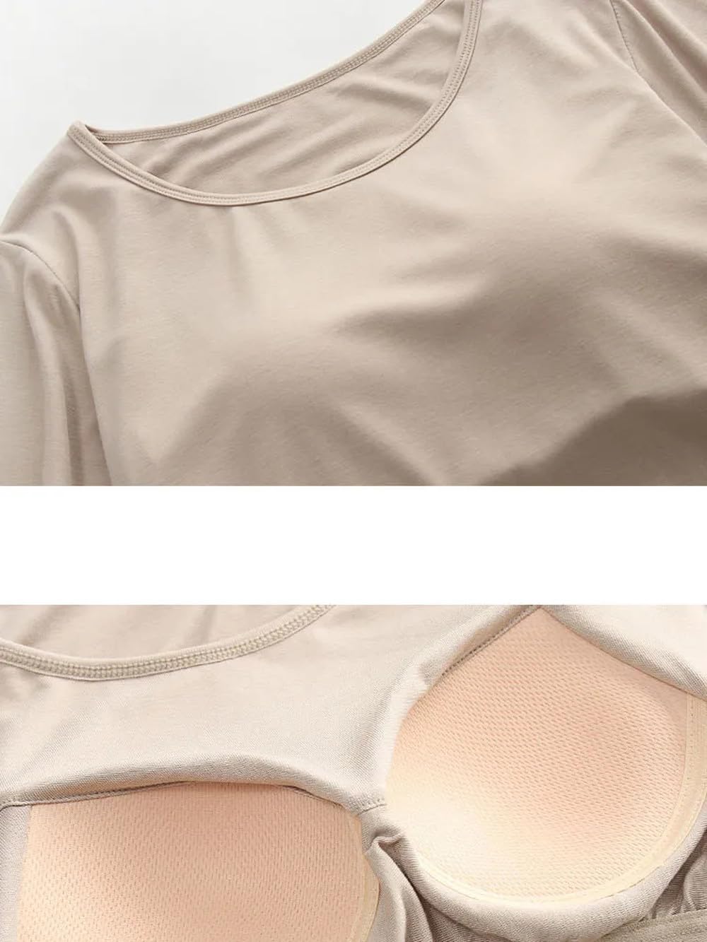 Camisón para Mujer - Camisones De Modal Cómodos para Mujer, Ropa De Dormir Informal con Relleno En El Pecho, Camisón Femenino, Vestido De Dormir para Primavera Y Verano