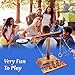 DreamToyz Ring Toss Games for Adults, Ring Toss Game, Outdoor Indoor Handmade Wooden Hooks Fast-paced Interactive Game for Bars, Home, Party, 15.7