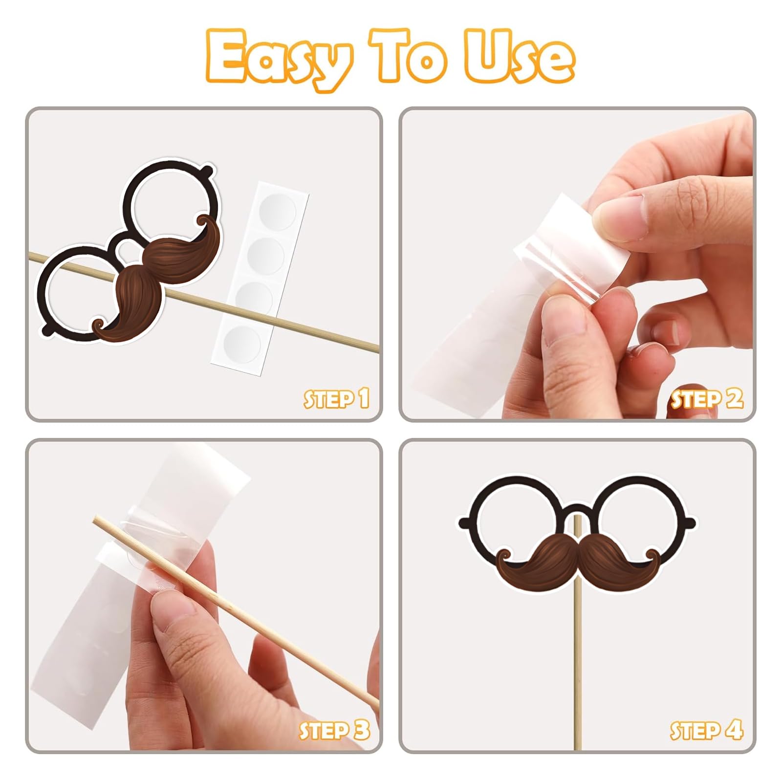 Accesorios para fotomatón de carnaval, 30 piezas de decoraciones de carnaval, decoraciones de fiesta temática de circo, accesorios divertidos para selfies para fiestas temáticas de circo