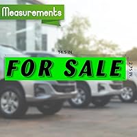 Vista 2 de Versa-Tags Calcomanías de vinilo verde Chartreuse – Paquete de 12 calcomanías para publicidad de parabrisas de concesionarios de automóviles