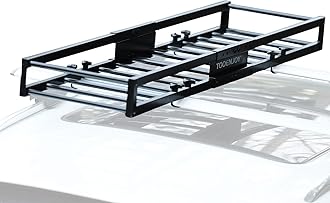 Skinny Roof Cargo Carrier Basket, 59"x15.7"x4.9", Universal Car Top Luggage Holder for Car, SUV and Pickup, 200 LBS Capacity - Only Basket