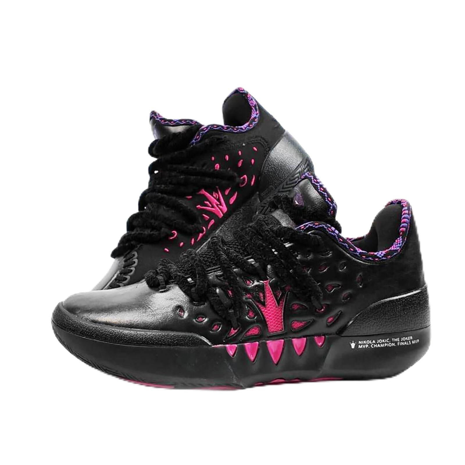 361° Joker 2 Nikola Jokić Basketball Shoes for Men high top Breathable Outdoor Sneakers Cushioning,Joker 2 GT Anti Slip Practice Sports Shoes for Teens and Adults,Zapatillas de baloncesto Hombre 672611110-9 Joker 2 Duality 10 Women/8.5 Men