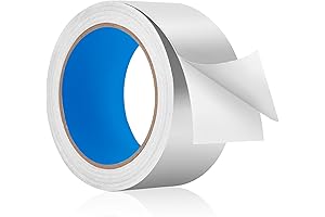Thicker Silver Aluminum Foil Tape, Enhanced Durability for Ductwork and Sealing Applications