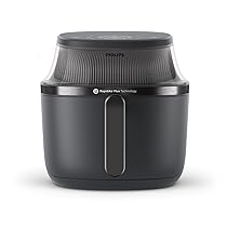 Philips Airfryer Serie 3000 4.2L, Finestra di Cottura, Friggitrice ad aria 16-in-1, Tecnologia RapidAir Plus, Rimozione Grassi, App Ricette HomeID, Facile da Pulire (NA320, 00)