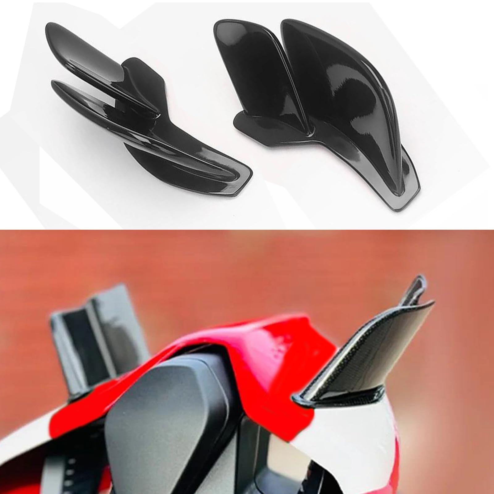 Bouclier carénage Ducati V4 Panigale aileron fixe moto sport - 8