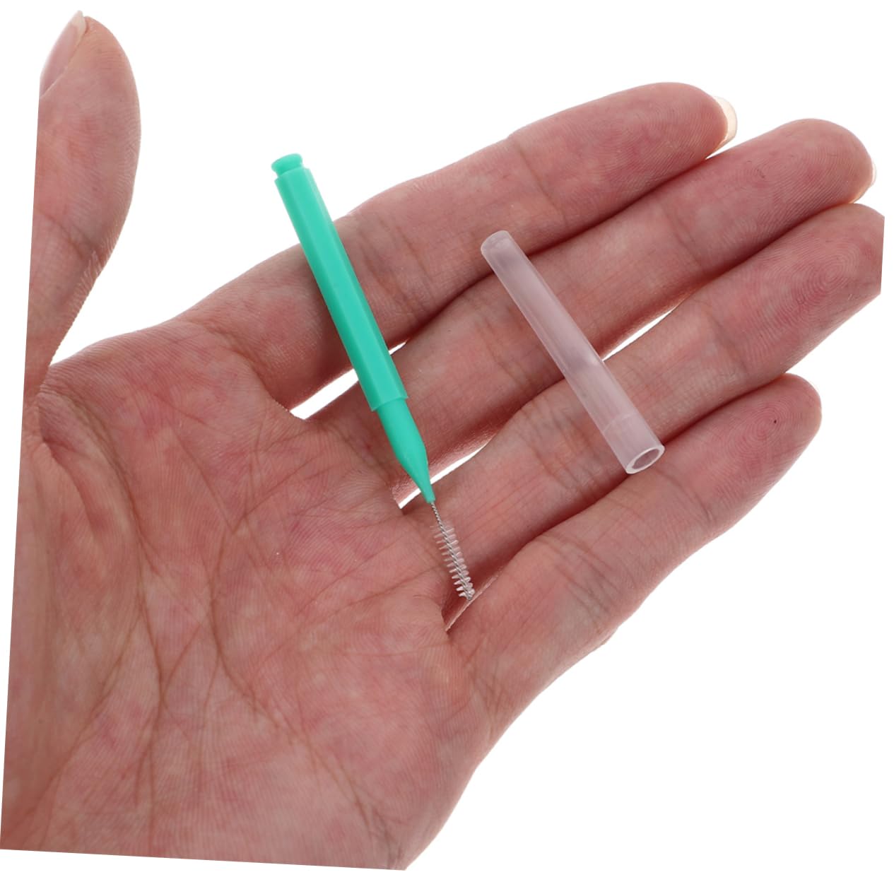 Interdentalbürste 200 Stück mit Weichen Borsten und Ergonomischem Griff