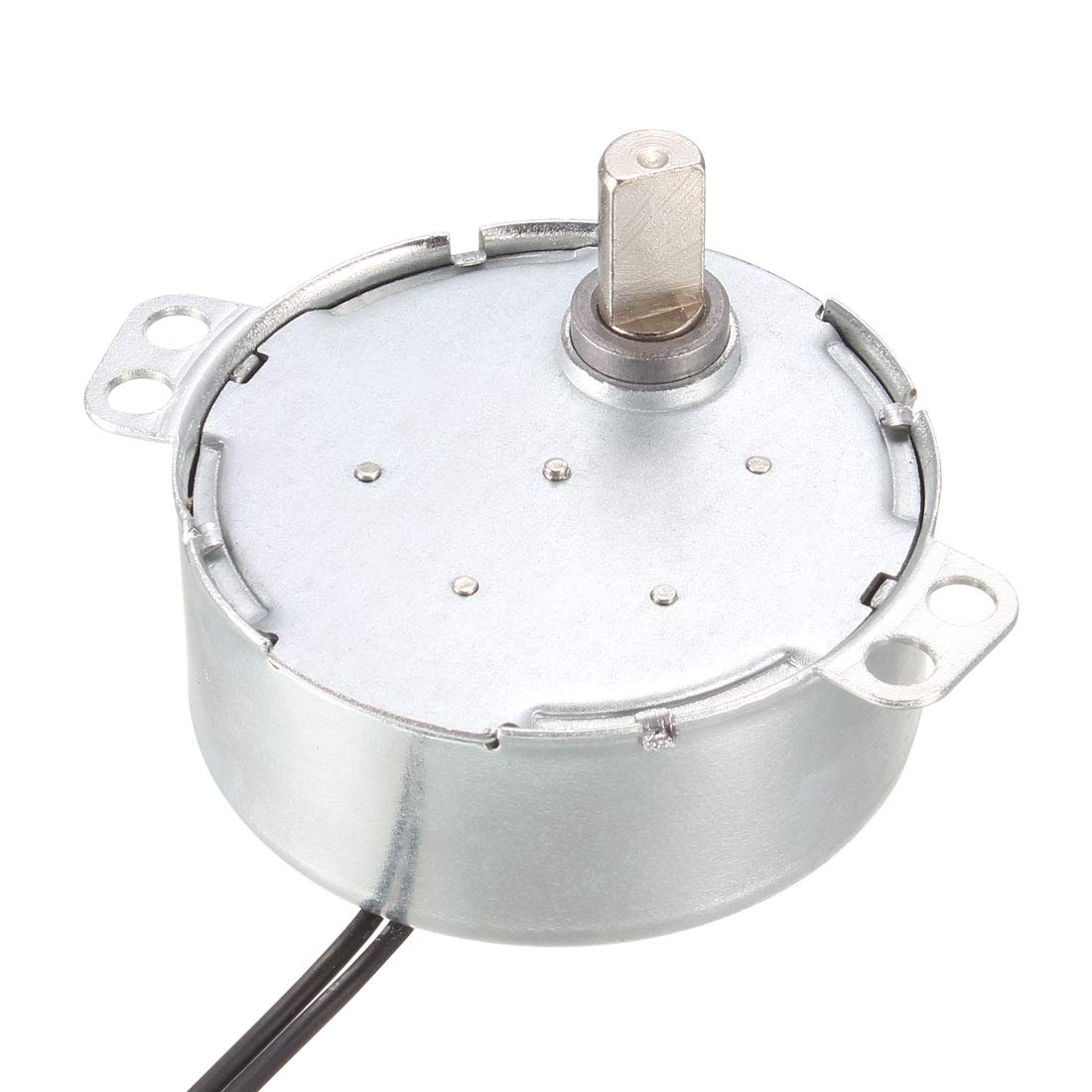 sourcing map Synchronous Synchron Motor AC 220-240V 4W 5-6RPM/MIN 50-60Hz CCW/CW for Hand-Made, Model or Guide Motor