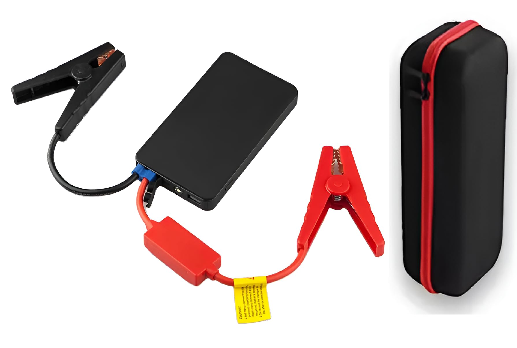 XPR3SS Portable Jump Starter for Car & Bike, Petrol Engine Up to 2.0L Compatible, 8000mAh Battery, 3 in 1, LED Flashlight, Safety Protection, Type C Charge with Carry Bag, Charger for Smart Devices
