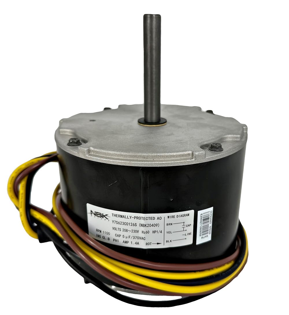 Condenser Fan Motor Replacement 3S047 Carrier Bryant Payne