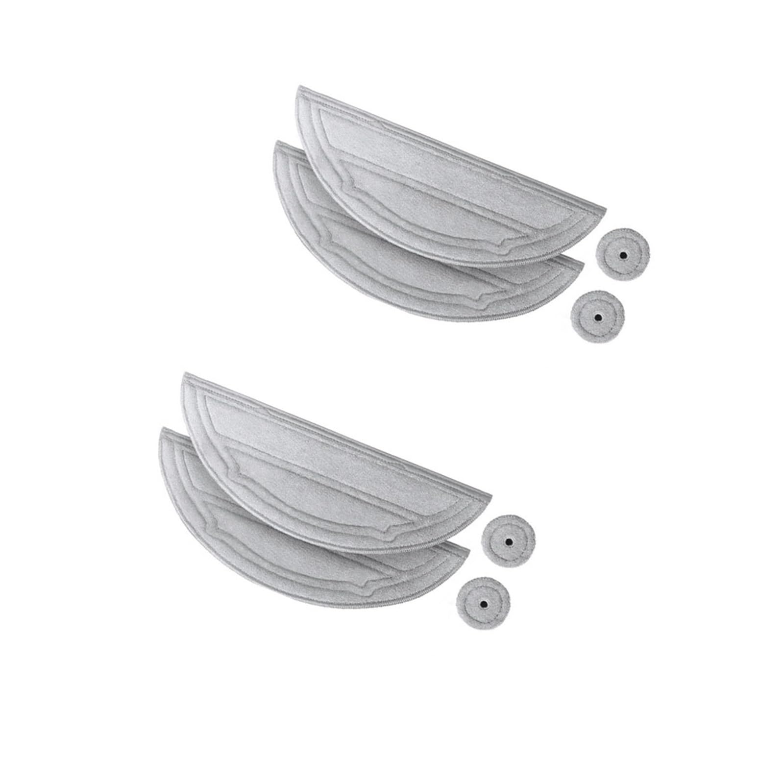 Tecgnvasfcb 4Pcs Washable Mop Cloth，Compatible For Roborock Saros 10 S9 Maxv Ultra G30，Robot Vacuum Cleaner Spare Parts