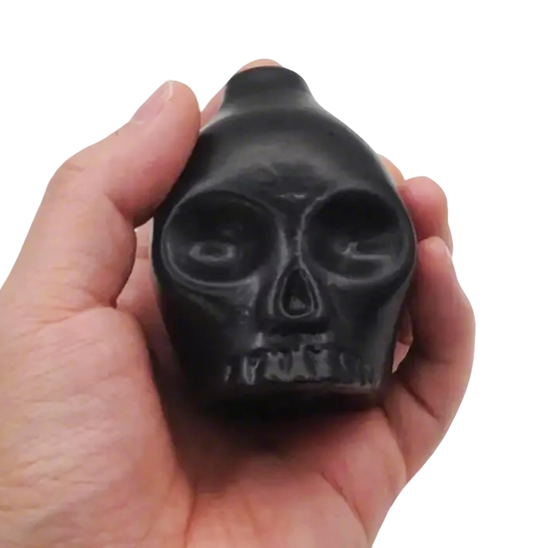 Sifflet de mort aztèque – Sifflet de mort en céramique fabriqué à la main pour des cris terrifiants, parfait pour Halloween et Dia De Los Muertos – Sifflet aztèque authentique (noir)