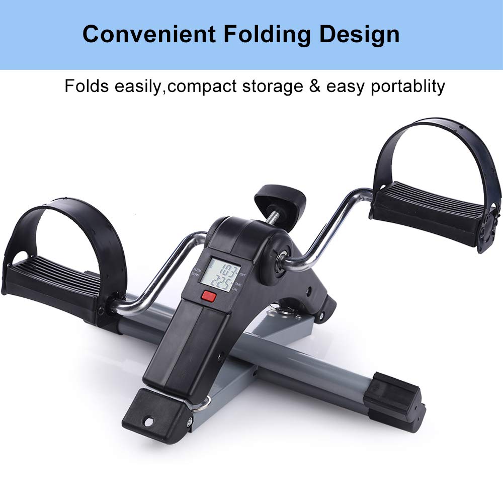 Review Agm Mini Exercise Bike, Foldable Pedal Exerciser With 5 Review Agm Mini Exercise Bike, Foldable Pedal Exerciser With