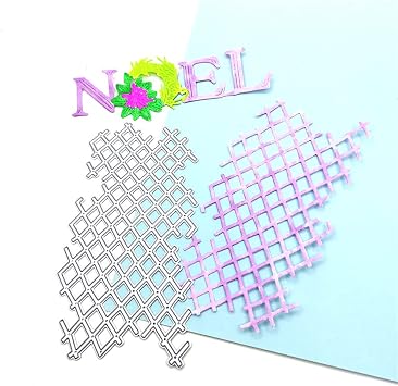 Fishing Net Cutting Dies,Irregular Netting Background Net Die Cuts Metal Embossing Stencils Template Mould for Card Scrapbooking and DIY Craft Album Paper Card Decor