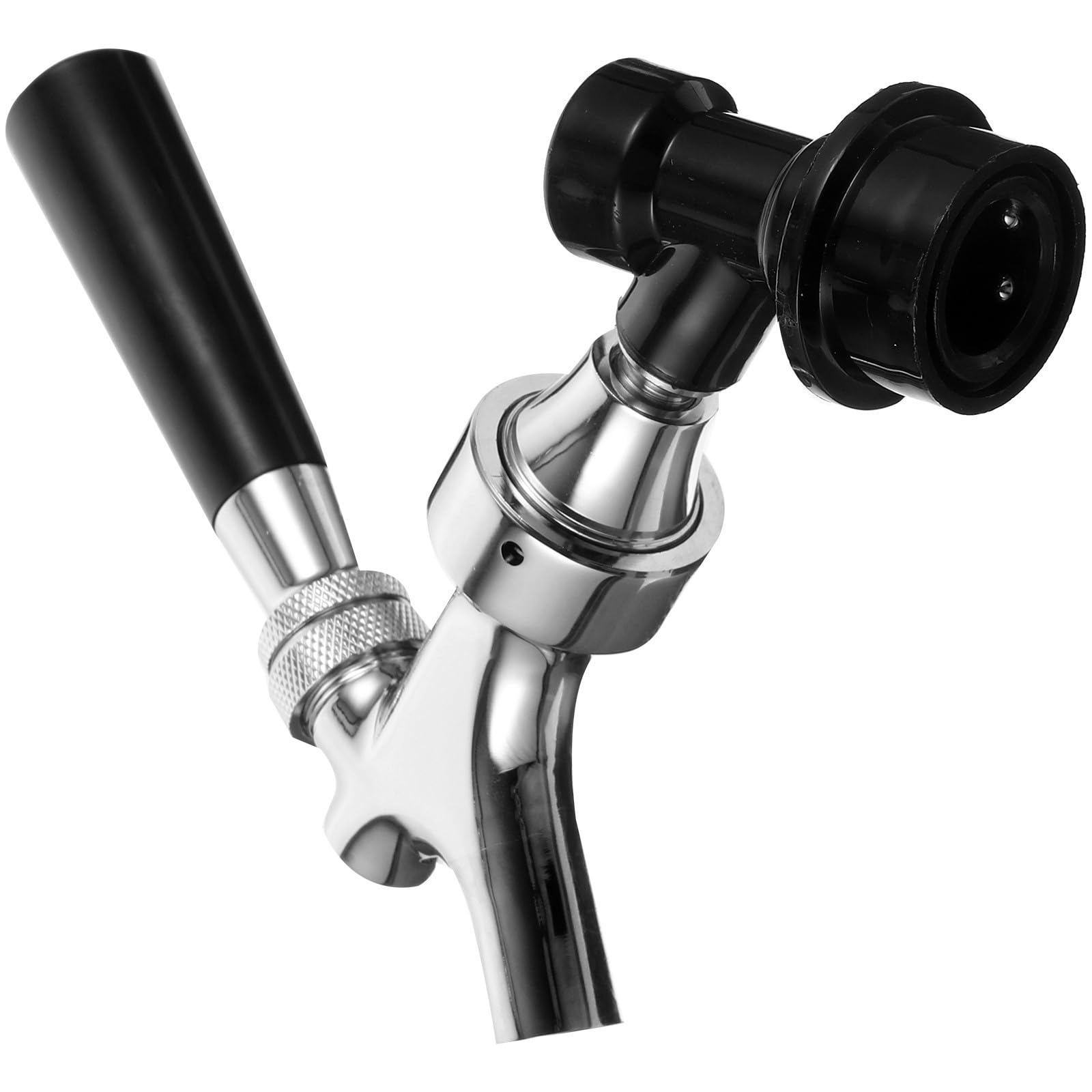Garneck Grifo de Barril de Cerveza de Acero Inoxidable con Bola de Bloqueo