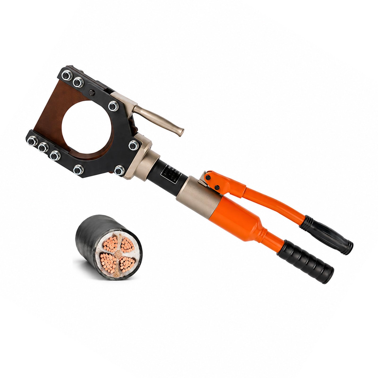 Cortacables Portátil para Técnicos y Electricistas CPC95mm | Fuerza de 7T a 10T y cuchilla de aleación, corte limpio y poca deformación, para cobre y aluminio no acero ni ACSR