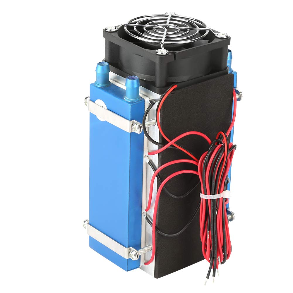 DC 12V Semiconductor Refrigeración Tipo de chip múltiple Enfriador Un solo ventilador Enfriamiento Módulo enfriador termoeléctrico Kits de bricolaje para mini aire acondicionado Nevera(6 chip)