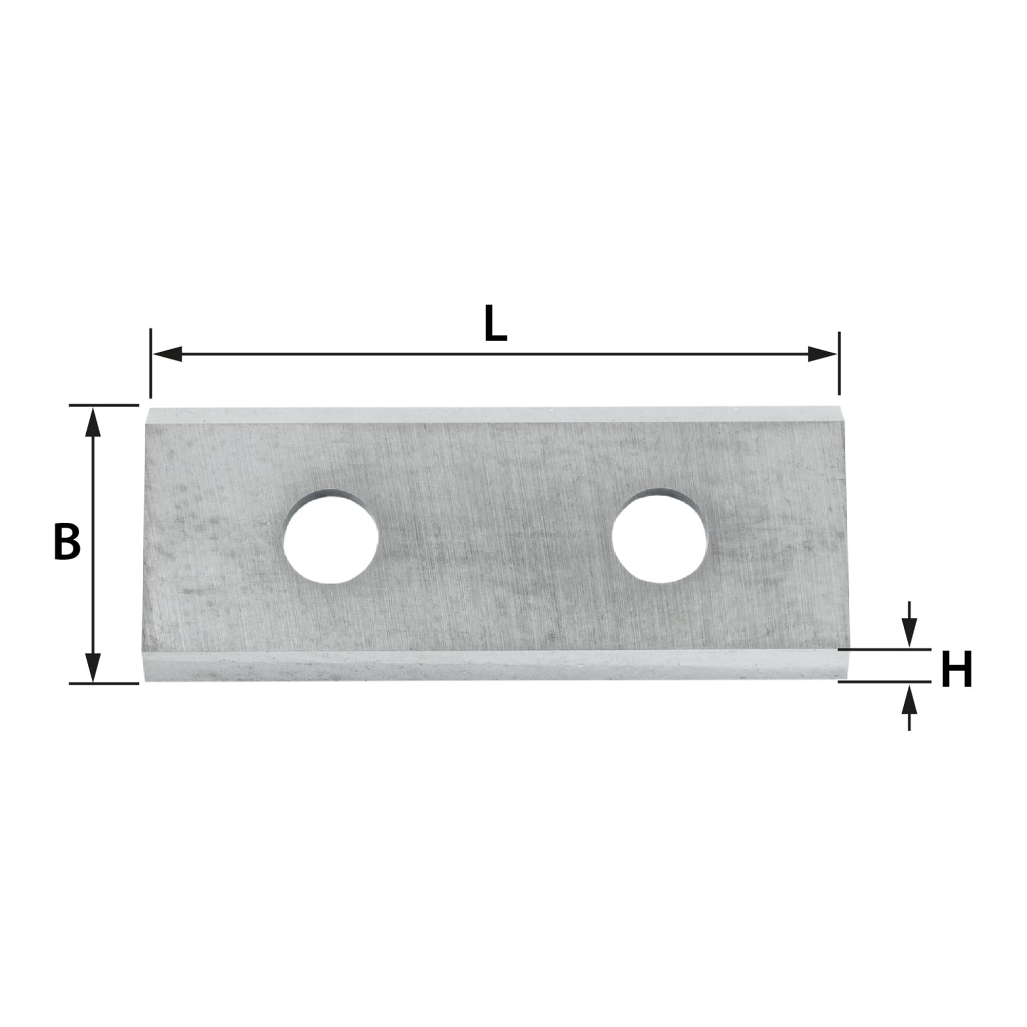 ENT 00511 Coltello reversibile HW, 30 mm x 12 mm x 1,5 mm