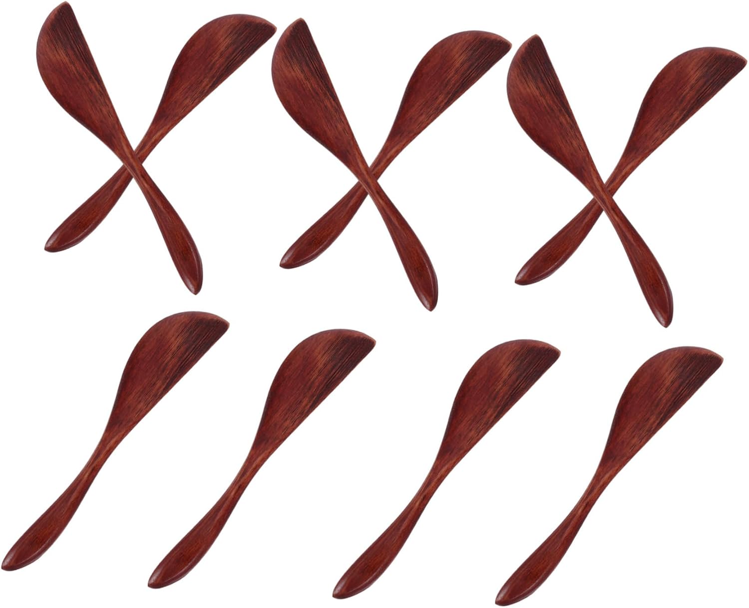30pcs Premium Wooden Versatile Spatulas for Spreading Jam Butter Condiments Essential Kitchen Tools for Safe Non-corrosive Design