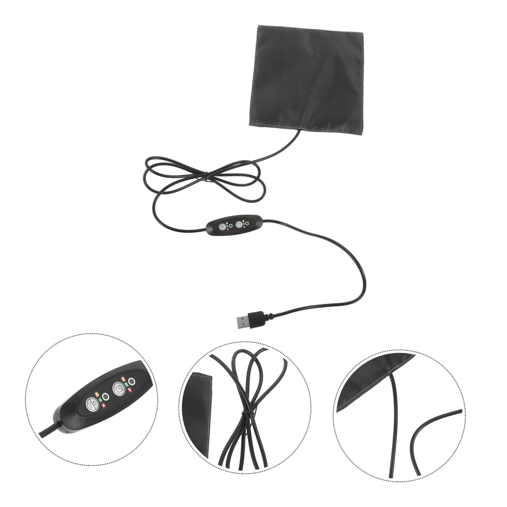 Levemolo Pet Electric Warming Pad Small Animal Heating Mats Rechargeable for Hamster