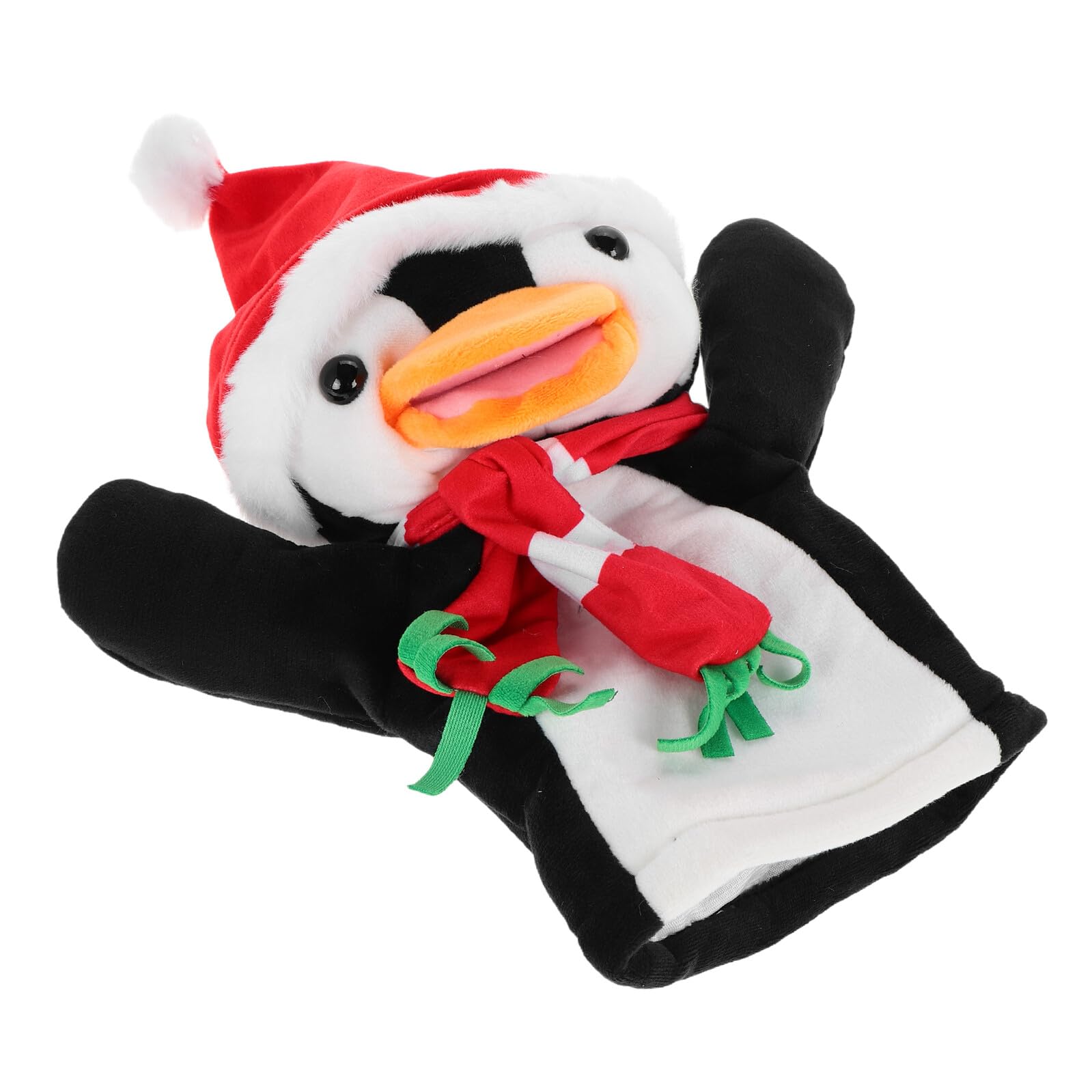 FRCOLOR 4 Marionetta Mano Natalizio Morbido Peluche per Burattino Dito Simpatico per Giochi Interattivi e Narrazione Tema
