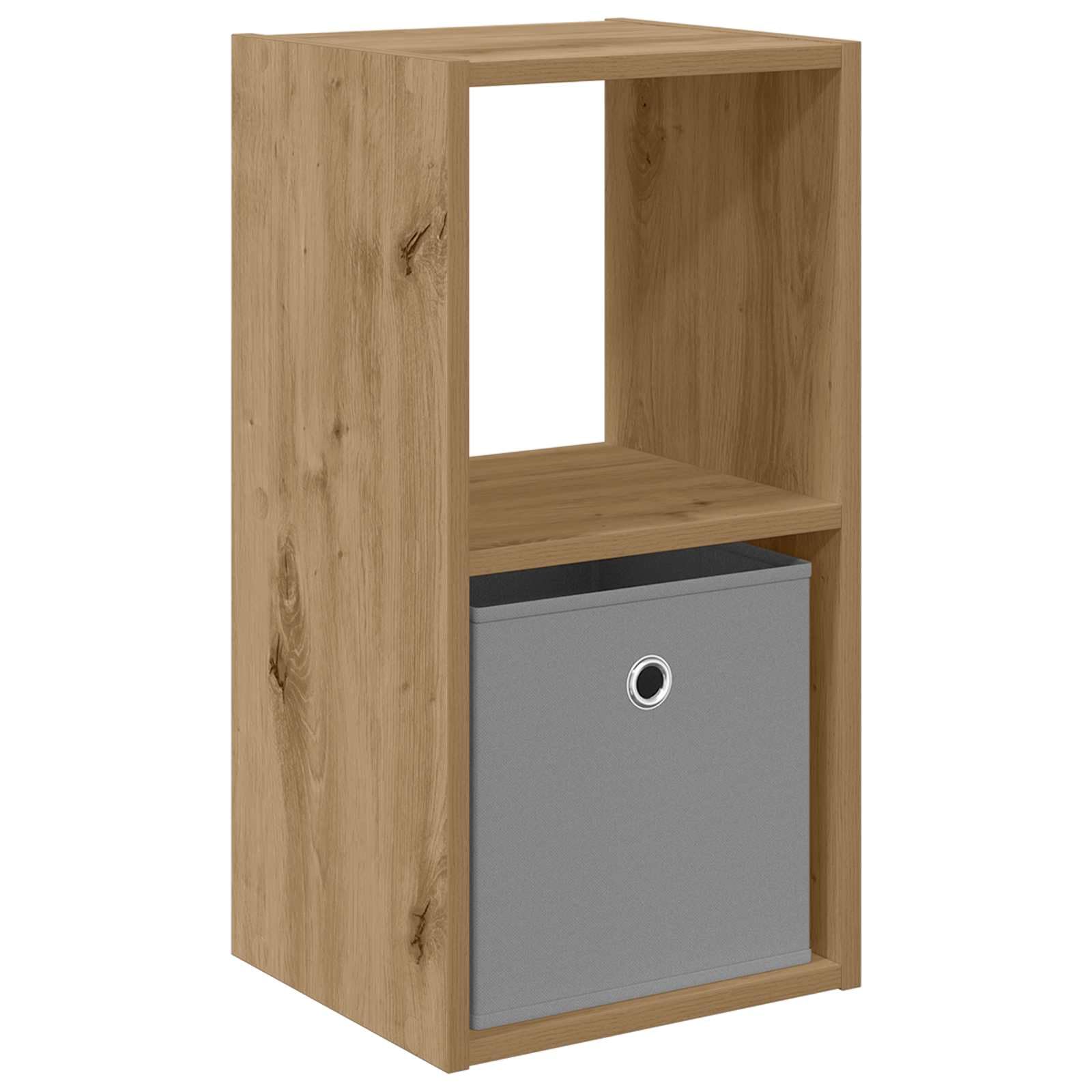 Table de chevet avec tiroir compact en chêne Artisan et niche de rangement design moderne
