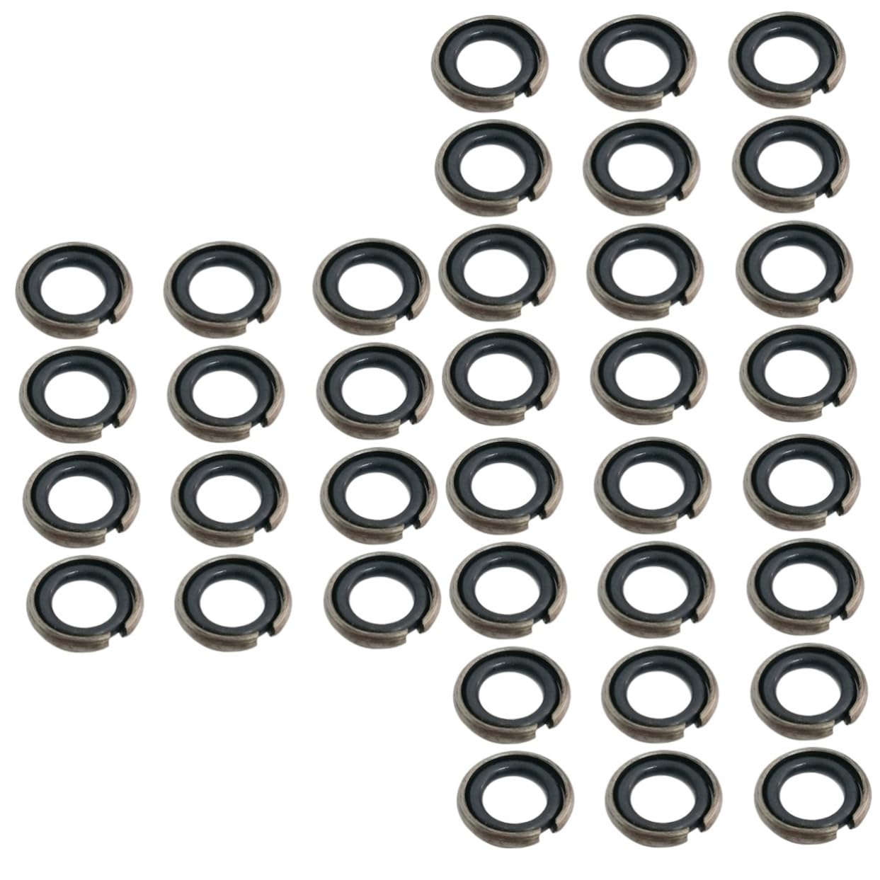 DOITOOL Lockring Collar Impact Lock Ring 36 Sets Wrench - Washers Retaining Rings Replacement Ring Impact Wrench Accessories
