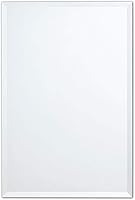 Vista 11 de Better Bevel - Espejo ovalado oblongo, sin marco, de 20 x 30 pulgadas, borde biselado de 1 pulgada, espejo de pared de baño