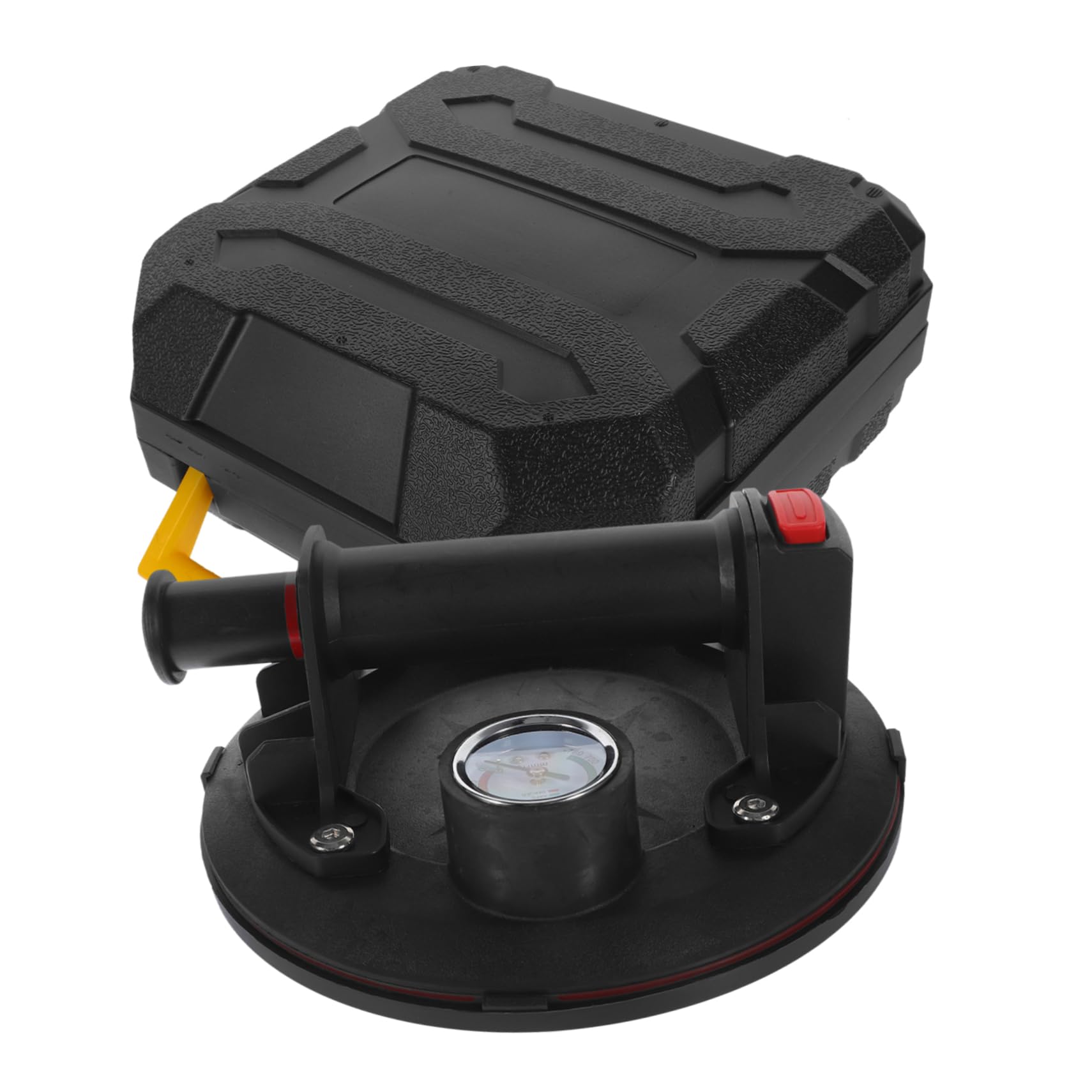 PRETYZOOM Strong Suction Cup Lifter for Tiles Glass and Heavy Duty Items Pressure Gauge Included Use