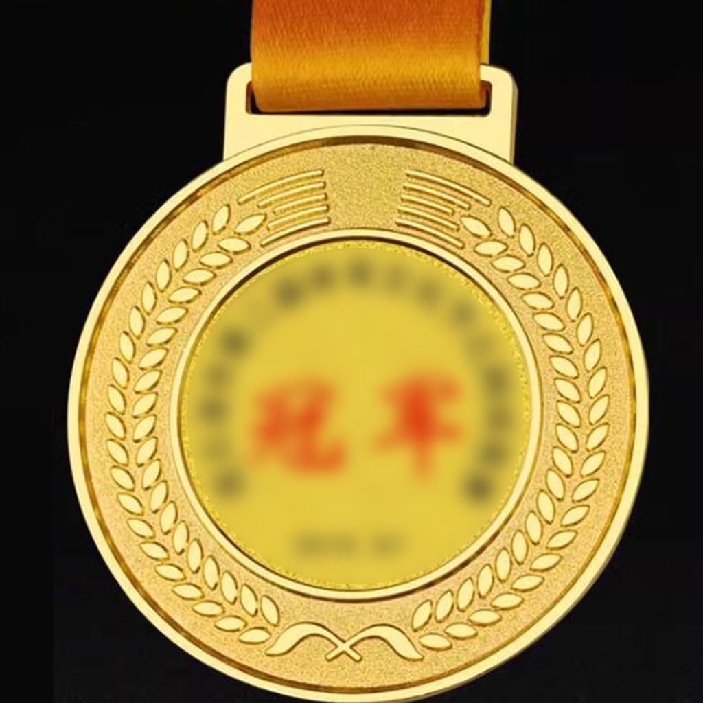 12 Piezas Medallas De Tenis, Medallas De Oro para Equipos De Torneos De Tenis con Cinta Medalla Premios Medallas De Niños Premios