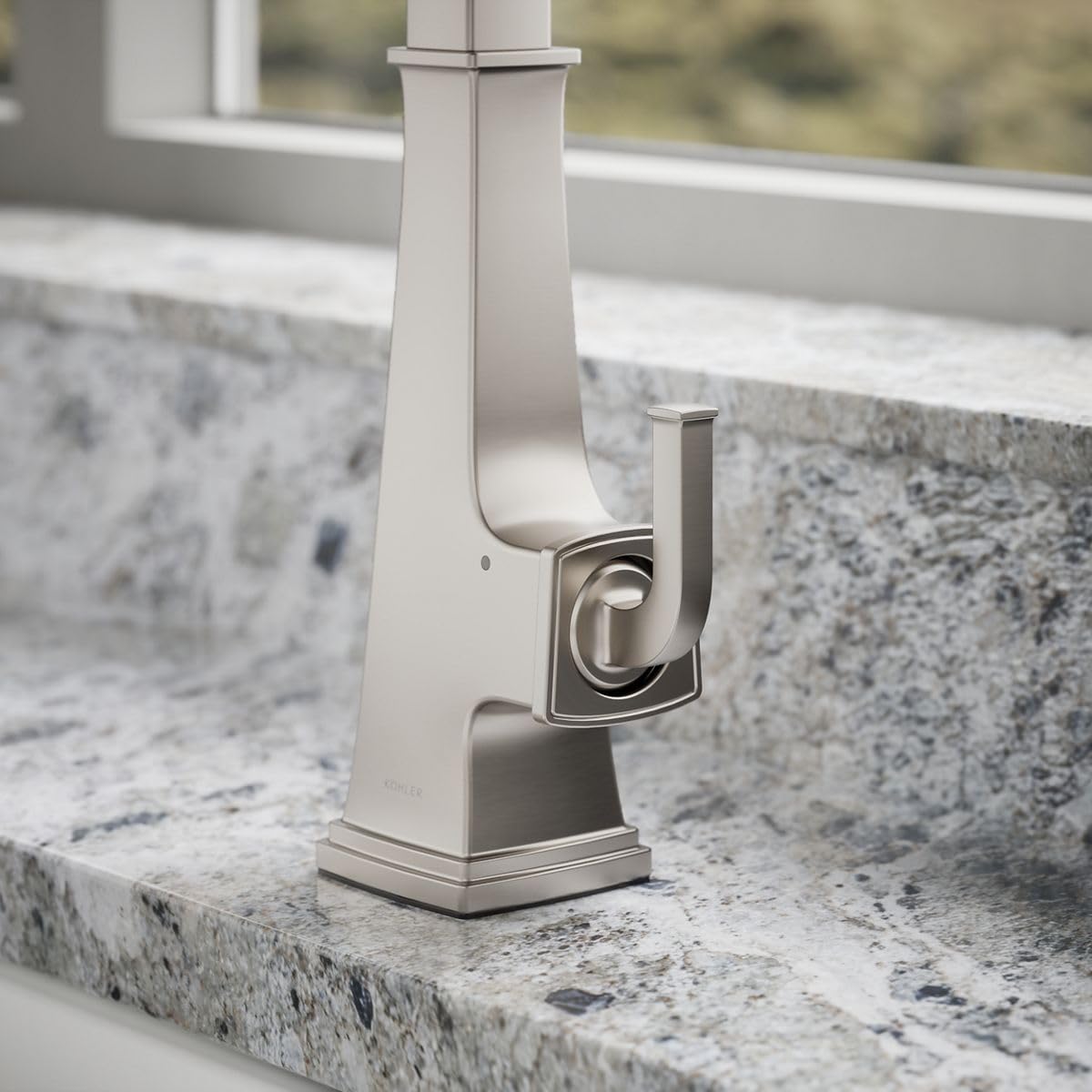 Kohler 23832-WB-VS Riff Kitchen Sink Faucets, VibrantStainless