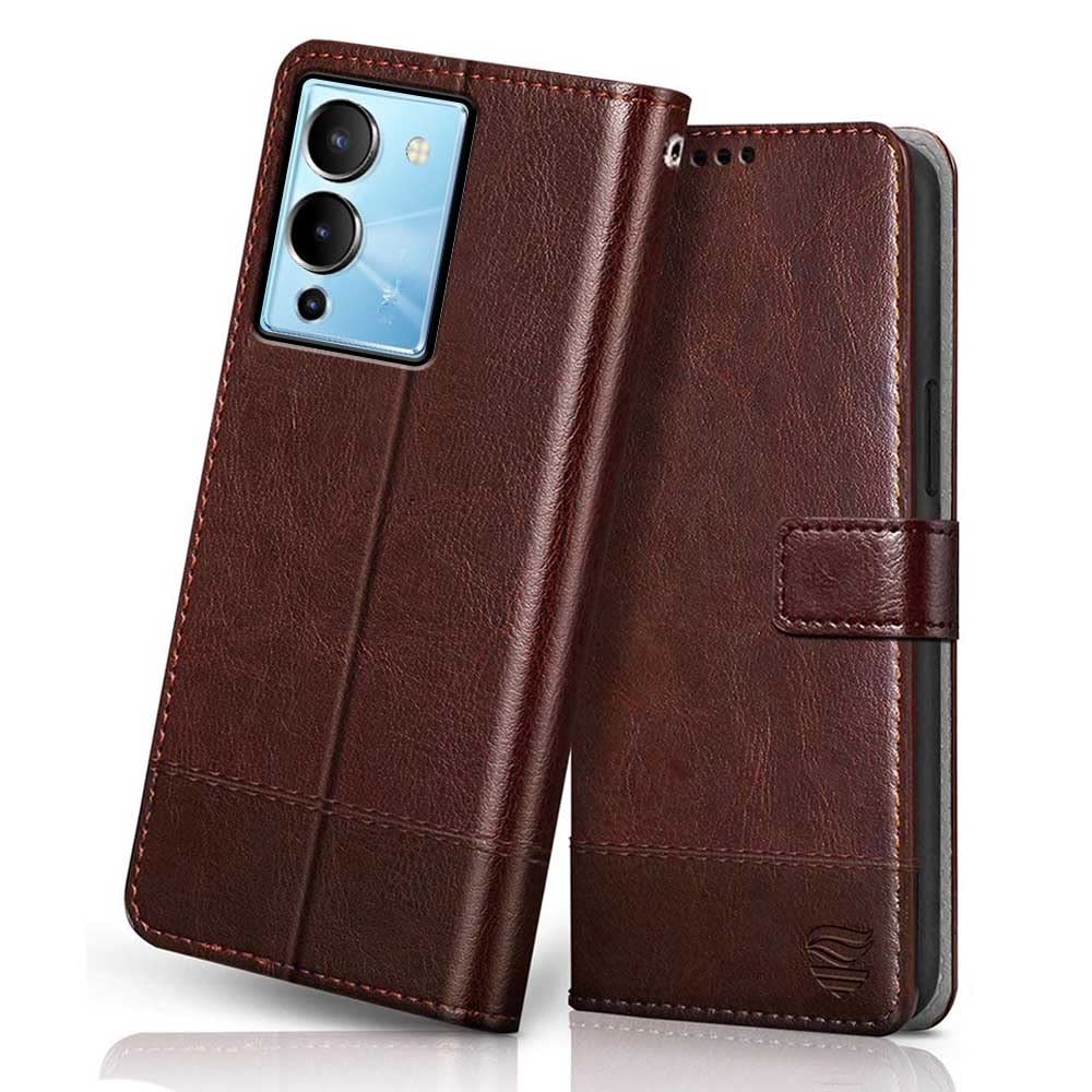FLIPPED Vegan Leather Flip Case Back Cover for Infinix Note 12 Turbo (Flexible, Shock Proof | Hand Stitched Leather Finish | Card Pockets Wallet & Stand | Tan with Brown) (B0B2F36L2Q) Amazon Price History, Amazon Price Tracker