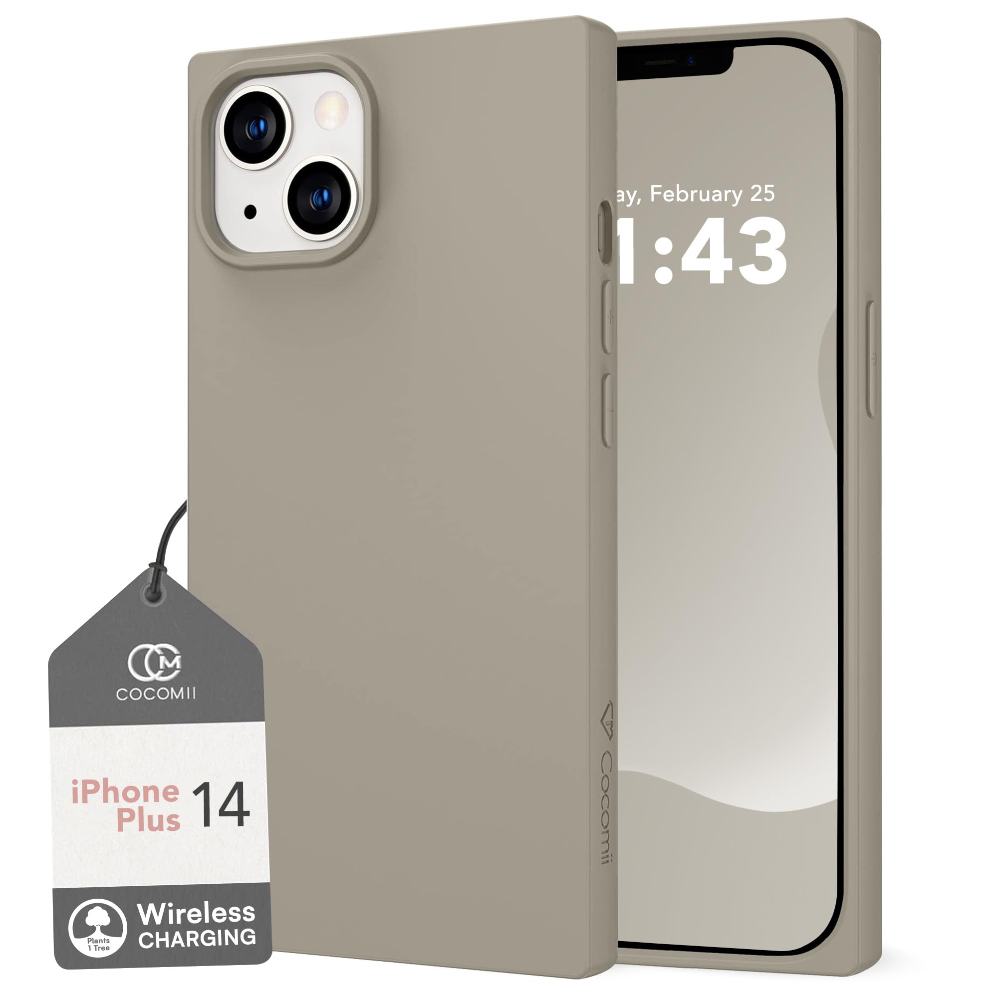 Amazon.com: COCOMII Rectangle Case for iPhone 14 Plus/15 Plus