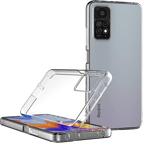 Miniatura 3 de Funda para Xiaomi Mi Redmi Note 11 Pro 4G / Redmi Note11 Pro 5G (6.67 pulgadas) Suave TPU Goma Gel Parachoques Transparente Cubierta Trasera