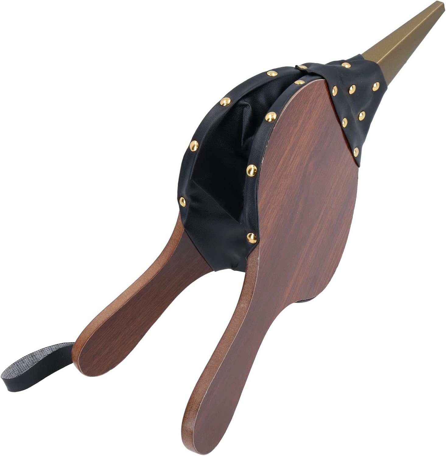 16" x 7" Wood Bellows Fireplace Fireside Blower Lighter Air Dark Brown Log Burner