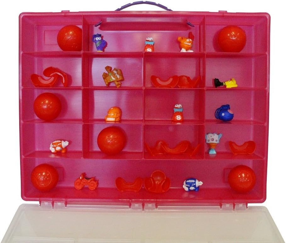 Fun for lifeOrganizer for Smashers Smash Ball Football Theme, Sports Collectables Toy. Figures Are Not Included. Strawberry Pink
