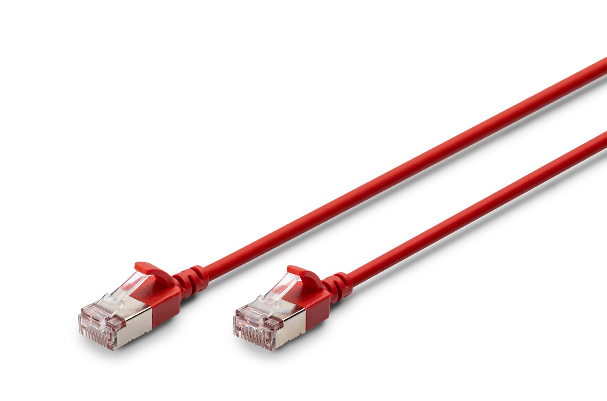 Digitus Red Cat 6A F-Ftp Slim Patch Cord. 1M.