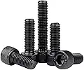 25PCS Hex Socket Head Cap Screws Bolts M8 x 16/20/25/30/40 mm, Grade 12.9 Alloy Steel Allen Socket Drive Machine Screws Set with Hex Wrenches, Black Oxide Finish, Fully Threaded Pitch: 1.25mm