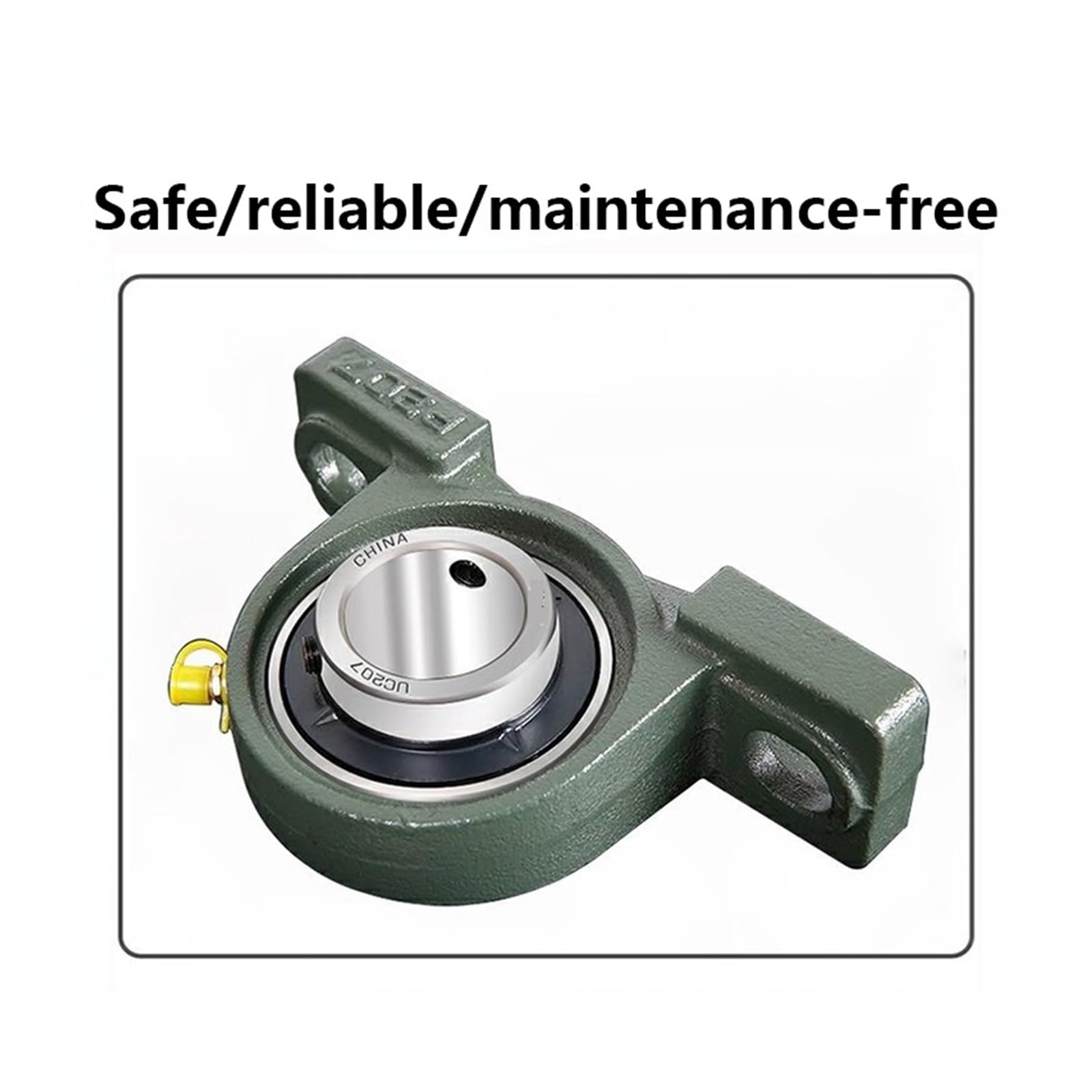 Stehlager 2 STÜCK Äußeres sphärisches Riemen-Vertikalsitzlager UCP204 P205 P206 P207 P208 P209 Innendurchmesser 12/15/17-90 mm(UCP207 35mm)
