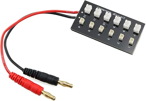 E-outstanding Paquete de 1 placa de carga de equilibrio de batería Lipo de 3.7 V, 1S Ultra Micro JST-PH Paralelo Connect Plate Blade Inductrix