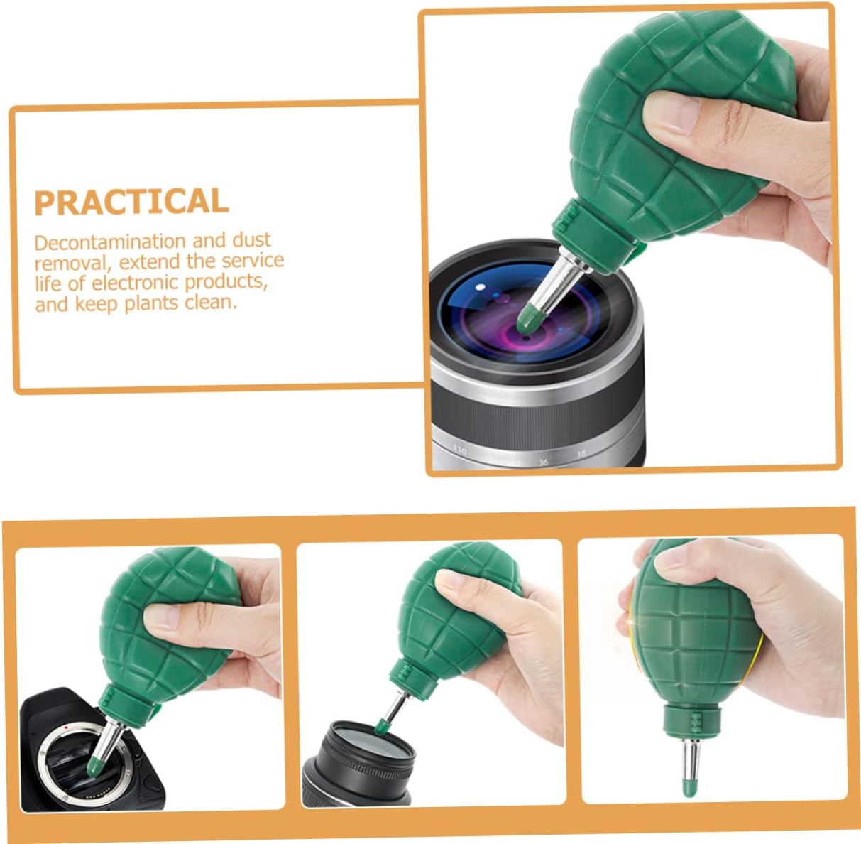 Silicone Dust Blower Cleaning Tool for Lens Keyboard Dust Removal image 4