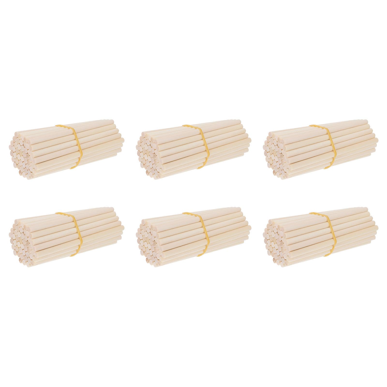 Holibanna 500 Palitos de Madera Beige para Hacer Helados y Proyectos de Manualidades, Seguros Tacto Cómodo para Crear Juguetes de Madera