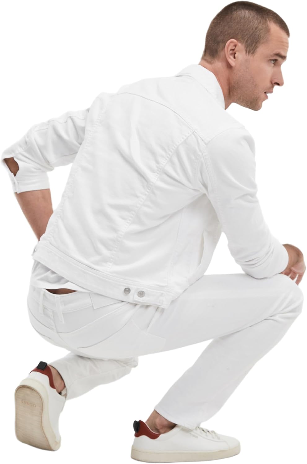 Guess Men's Mid Rise Fit Slim Tapered Leg Jean