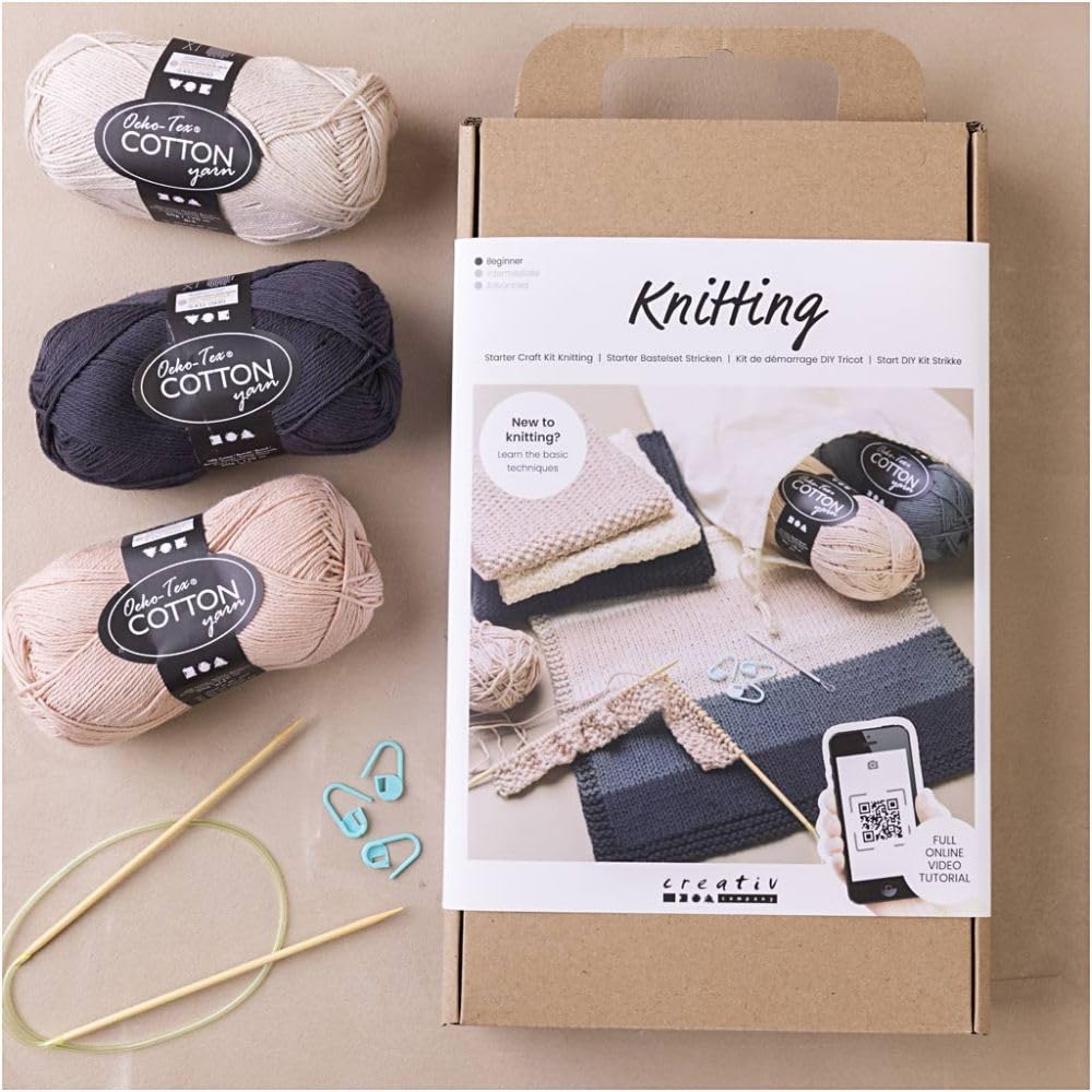 Creativ Starter Kit per lavori a maglia, 1 confezione