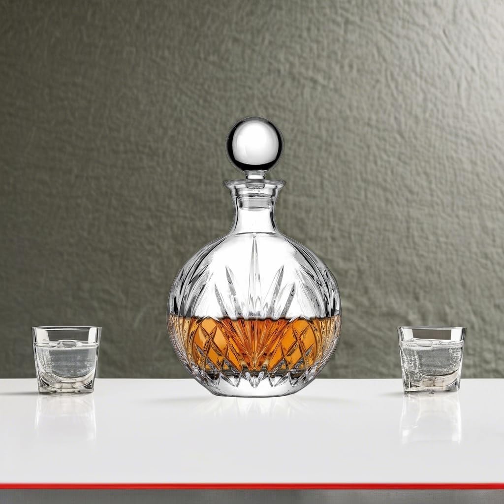 Godinger Whiskey Decanter, Wine Decanter, Decanter for Liquor Scotch Bourbon Vodka Wine - Dublin Collection - Image 3