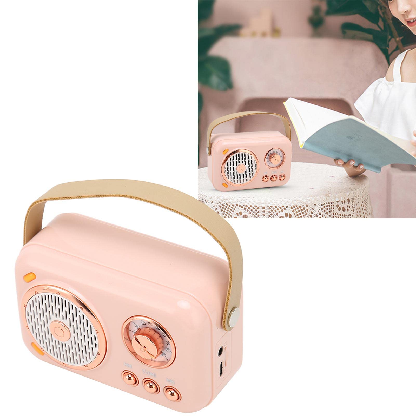 Máquina de karaoke para niños en casa con micrófono, altavoz portátil de micrófono de mano para adultos y adultos, kit Bluetooth portátil