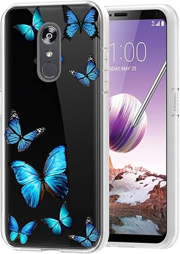 Miniatura 5 de Funda para LG Stylo 4para LG Stylo 4 Pluspara LG Q Stylus Funda para niñas y mujeres, delgada a prueba de golpes, patrón transparente, suave,