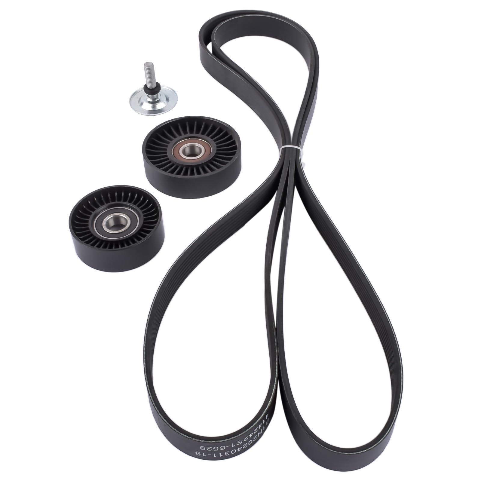 Keilrippenriemen + Spannrolle Umlenkrolle Ersatz für W203 W204 S203 CL203 C209 W211 S211 R171 C160 C180 C200 C230 E200 CLC200 Kompressor 2712060019 8641233007 8640702418 | C209 W211 S211 R171 C160 C180 C200 Kompressor 2712060019. 8641233007. 8640702418