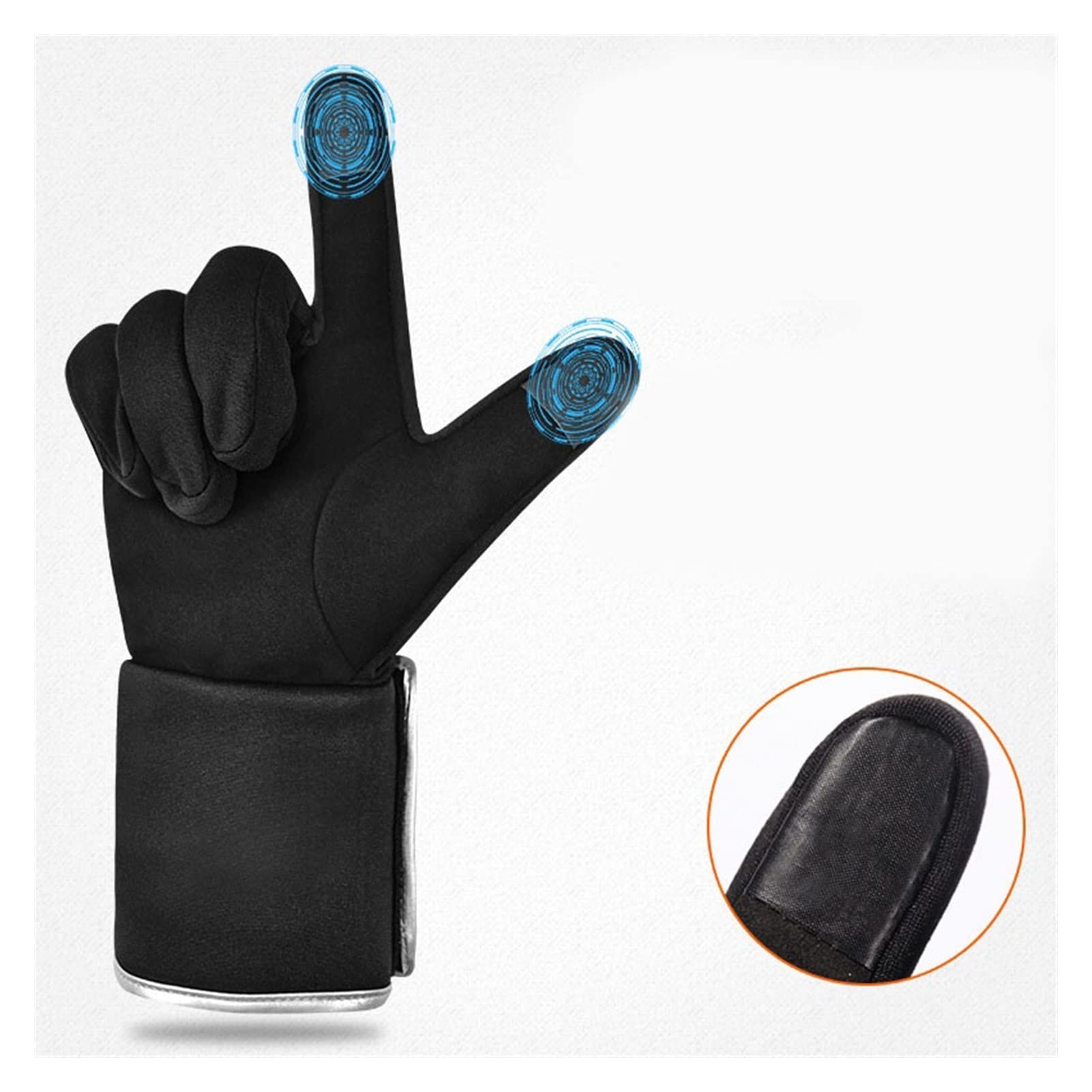 Guanti Guanti da Riscaldamento Autunno/Inverno Guanti Touch Screen all'aperto Guanti da Bagno Impermeabile Creativo Guanti Riscaldamento Ricaricabile Guanti da Riscaldamento Ricaricabili Guanti cald