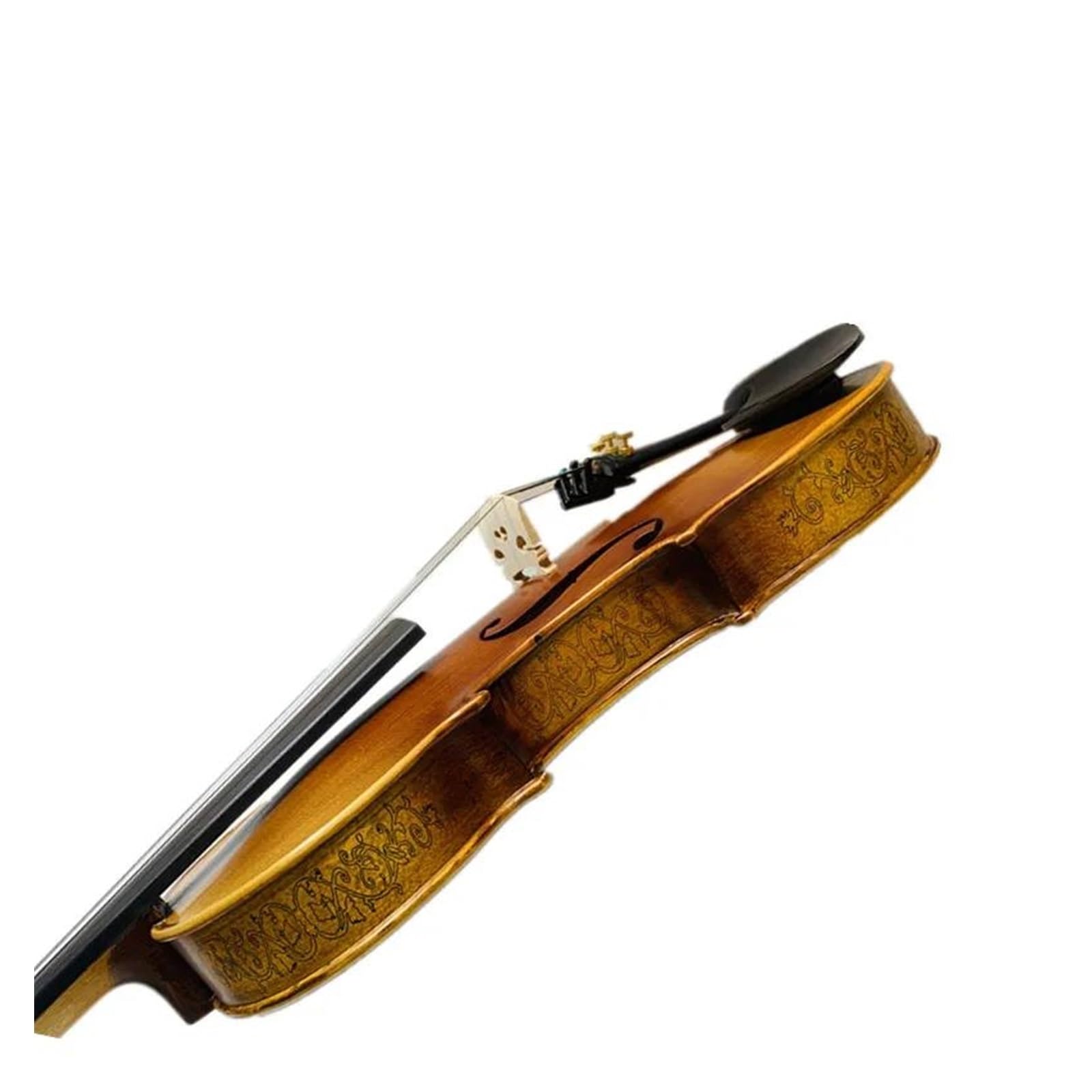 Violino 4/4 Fatto A Mano Con Fasce E Manico Spazzolati Suono Forte Strumento A Corda Violino